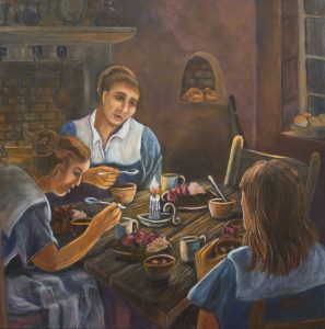 Servant’s Supper, 36x36, Acrlic, $1800